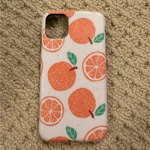 casely orange citrus case for iphone 11